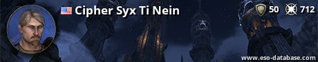 Signatur von Cipher Syx Ti Nein