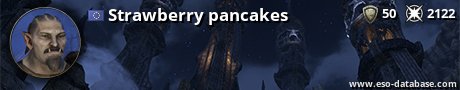 Signatur von Strawberry pancakes