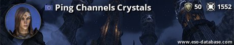 Signatur von Ping Channels Crystals