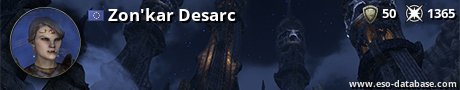 Signatur von Zon'kar Desarc