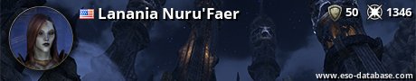Signatur von Lanania Nuru'Faer