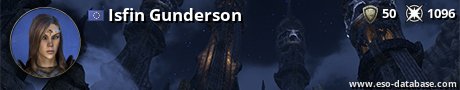 Signatur von Isfin Gunderson