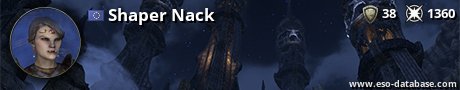 Signatur von Shaper Nack