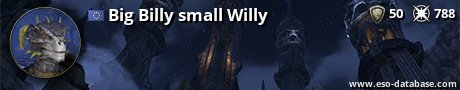 Signatur von Big Billy small Willy