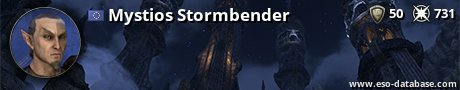 Signatur von Mystios Stormbender