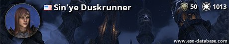 Signatur von Sin'ye Duskrunner