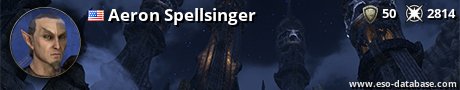 Signatur von Aeron Spellsinger