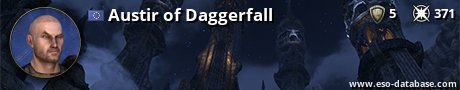 Signatur von Austir of Daggerfall