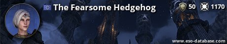 Signatur von The Fearsome Hedgehog