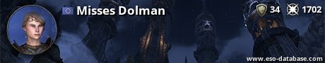 Signatur von Misses Dolman