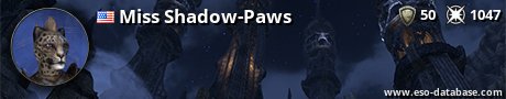 Signatur von Miss Shadow-Paws