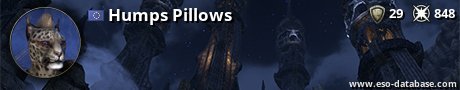 Signatur von Humps Pillows