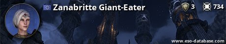 Signatur von Zanabritte Giant-Eater