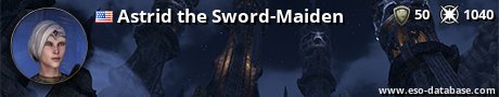 Signatur von Astrid the Sword-Maiden