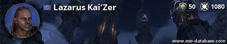 Signatur von Lazarus Kai'Zer
