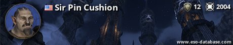 Signatur von Sir Pin Cushion