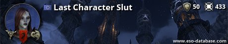 Signatur von Last Character Slut