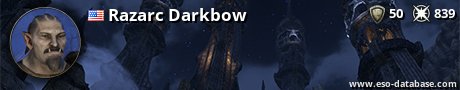 Signatur von Razarc Darkbow