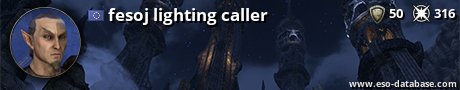 Signatur von fesoj lighting caller