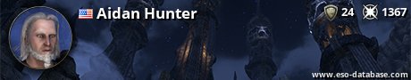 Signatur von Aidan Hunter