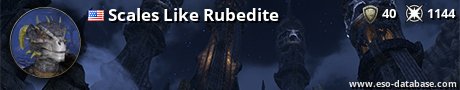 Signatur von Scales Like Rubedite
