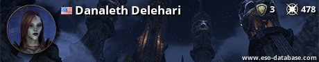 Signatur von Danaleth Delehari