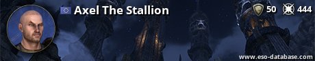 Signatur von Axel The Stallion