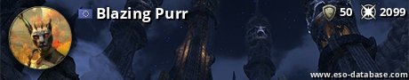 Signatur von Blazing Purr