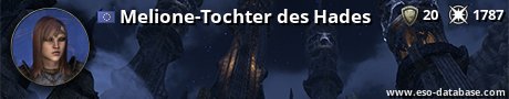 Signatur von Melione-Tochter des Hades