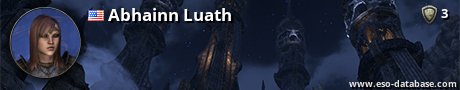 Signatur von Abhainn Luath