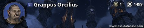 Signatur von Grappus Orcilius