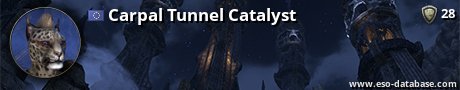 Signatur von Carpal Tunnel Catalyst