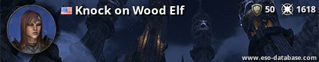 Signatur von Knock on Wood Elf