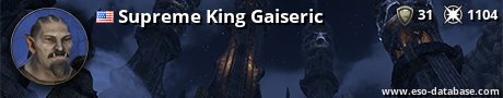 Signatur von Supreme King Gaiseric