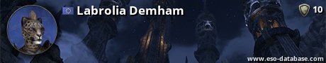 Signatur von Labrolia Demham