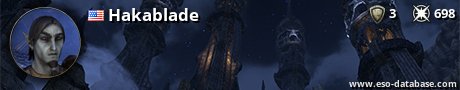 Signatur von Hakablade
