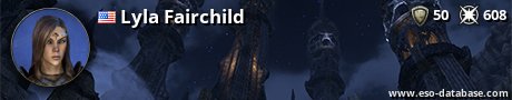 Signatur von Lyla Fairchild