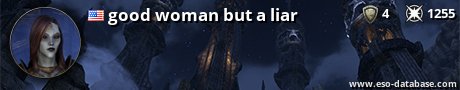 Signatur von good woman but a liar