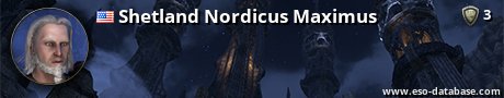 Signatur von Shetland Nordicus Maximus