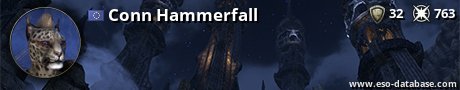 Signatur von Conn Hammerfall