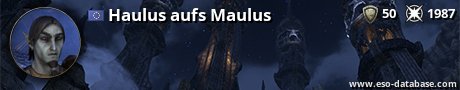 Signatur von Haulus aufs Maulus