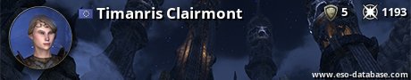 Signatur von Timanris Clairmont