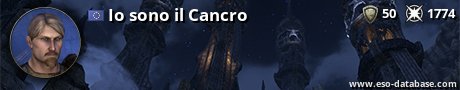 Signatur von Io sono il Cancro