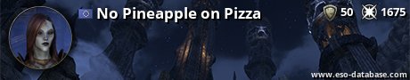 Signatur von No Pineapple on Pizza