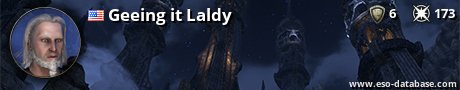 Signatur von Geeing it Laldy