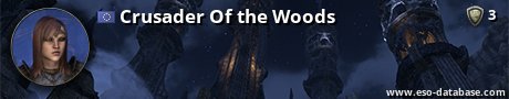 Signatur von Crusader Of the Woods