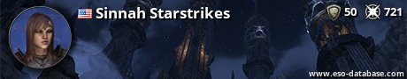 Signatur von Sinnah Starstrikes