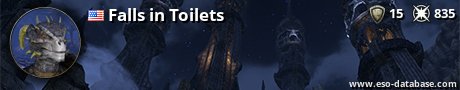 Signatur von Falls in Toilets