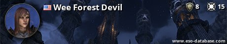 Signatur von Wee Forest Devil