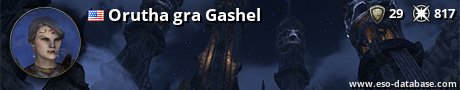 Signatur von Orutha gra Gashel